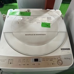 早い者勝ち大セール‼️‼️＋ご来店時、ガン×2お値引き‼️SHARP(シャープ) 2017年製  6.0kg 洗濯機🎉