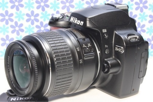 極美品★Nikon D40 レンズセット★高画質★軽量・コンパクト★