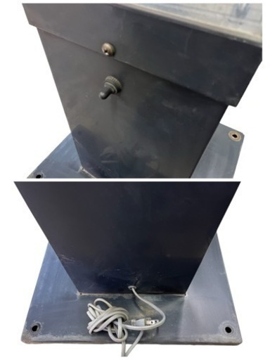 NO.1434 【中古】 動作品 サインポール 床屋 理容室 回転灯 屋外