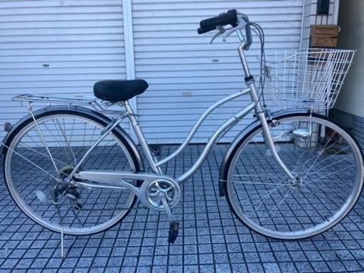 【27インチ自転車】美品❗️6段変速　LEDオートライト付　使用少ない❗️BAA認定車　鍵新品❗️スペアキーあり　若林自転車　膳所店　SALE中❗️