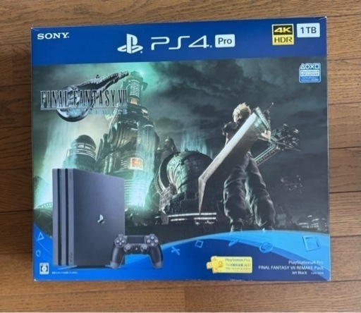 PS4pro1TB FF7リメイク同梱版