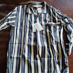 上着のみ。ネイビーストライプPOLO長袖パジャマ未使用品。