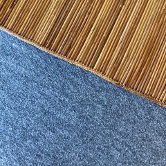 籐 カーペット ござ ラグの画像