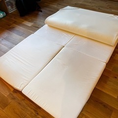 ニトリ 布団用マットレス×2 ダブルサイズの画像