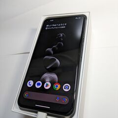 中古PixelPixel5本体と新バッテリー工具共　付属品は箱+ケーブル+説明書+ピンの画像