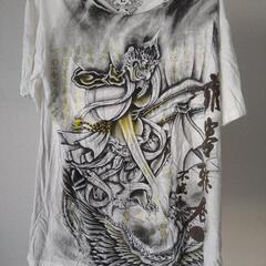 和柄Tシャツ 　メンズ