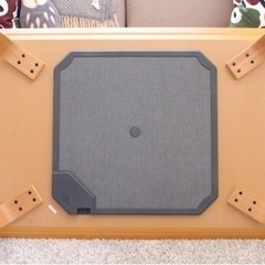 家具 テーブル こたつ 無印 木製の画像