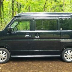 大幅値下げ!更に値段交渉可能!車検長い!R7/10/25!走行33,520km!H30 DA17W エブリイワゴン PZターボ ハイルーフ!4AT!AC!PS!全席PW!ナビ・地デジTV!ETC!の画像