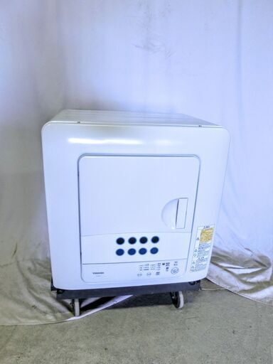 TOSHIBA 衣類乾燥機 ED-608 2020年製　乾燥6kg 花粉除去 ターボ乾燥 抗菌吸音ドラム ふんわり清潔仕上げ家電