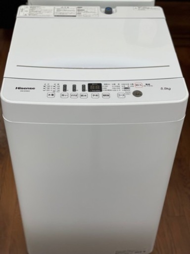 送料・設置込み可　洗濯機　5.5kg  Hisense 2020年