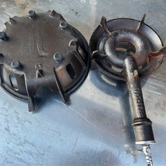 業務用 鋳物コンロ 都市ガス 13A 幅270×奥行410×高100(mm) 13mmゴム管 ガスコンロ 五徳コンロ ガス台 焼き物器 厨房機器 店舗用品 大阪の画像