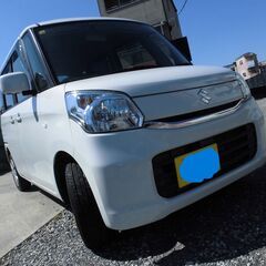 H28年式！MK42S！人気車！スペーシア！Ⅹ　距離薄！車検長ー！ナビ！ETC付き！プッシュスタート！人気のパール！の画像
