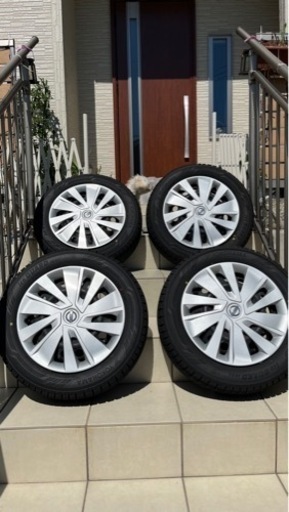 軽自動車のタイヤ4本ホイール付き