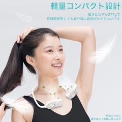 TISOU 首掛け扇風機　　　暑くなる今日この頃にの画像
