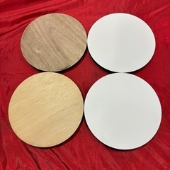 ラワン　木製板 直径10cm～30cm　サイズ自由 丸型　10枚　板　木材　ベニヤ板　丸の画像