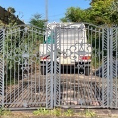 トーヨーエクステリア　門扉4枚　門柱2本　クラッシックフェンスの画像