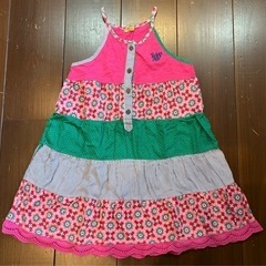 Yellow Babe キッズ サマードレス  ワンピース サン...