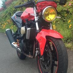 ニンジャ250R　後期　ネイキッド仕様　赤　(No.2141)の画像