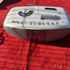 東芝 TOSHIBA CD ラジオカセットレコーダー TY-CDK3 通電のみ確認済み の画像
