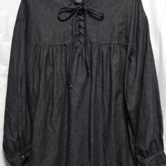 ★複数割★美品★レースアップチュニック(RyuRyu、ブラックデ...