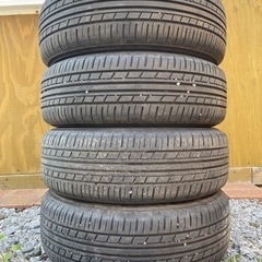 ワ）バリ溝 SIBILLA V-78 14インチ 5.5J +50 PCD100 4H YOKOHAMA ECOS ES31 BluEarth 175/65R14 82S 4本セット