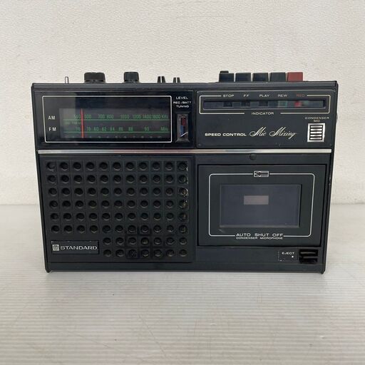【STANDARD】 スタンダード FM AM ラジオ カセット ラジカセ KR-1900 昭和レトロ アンティーク ヴィンテージ K0010J