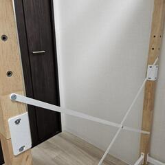 ロフトベッド本体と付属のハシゴの画像