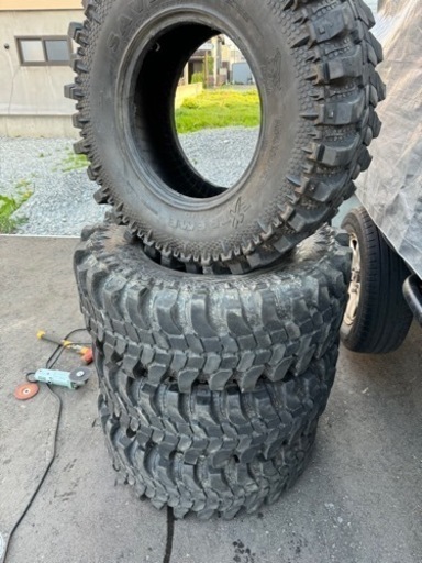 格安 中古マッドタイヤ  35/12.5-16 4本セット