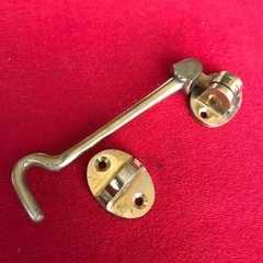 真鍮製アオリ留め　大約14センチ 5個セットの画像