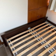 IKEA ダブルベッドフレーム BRUSALI ブルサリの画像
