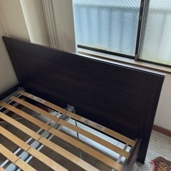 IKEA ダブルベッドフレーム BRUSALI ブルサリの画像