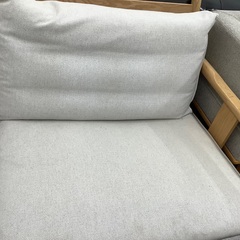ACTUS 5人掛けソファー オーク材×布 LODGE ライトグレー　販売中！！の画像