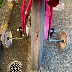 【ジャンク】子供用自転車　16インチ　の画像