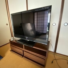 40インチ液晶テレビブルーレイ内蔵テレビボード付き
