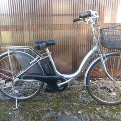 ブリジストン電動アシスト自転車アシスタ・26インチ程度良し関東圏配送可能 電動自転車 ブリジストン アシスタ 26インチ 3速 LEDライト付 銀