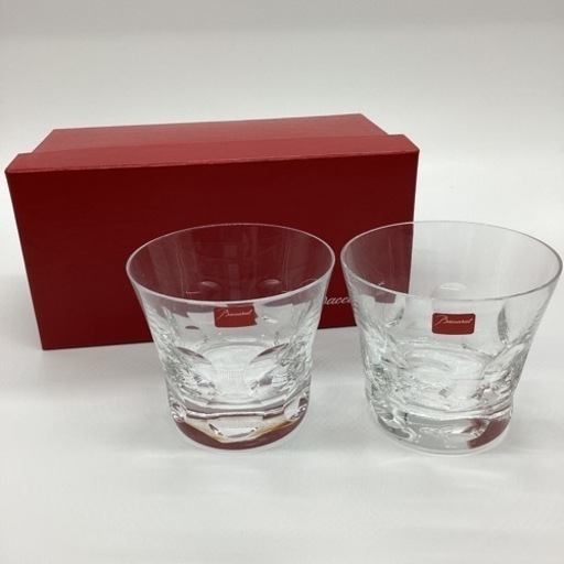 取りに来られる方限定！！　Baccarat  ロックグラス　ベルーガ　2Pセット　未使用品