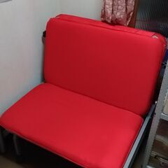 折り畳みベッド　ソファーとしても使用可能　シングルサイズの画像