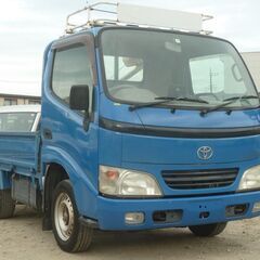 H17   トヨエース　1.25ｔ平　クレーン付き　総重量3，085㎏　ラジコン　オートマ　ルーフキャリア　バイザー　Fogランプ　ポータブルナビ　エアバック　ABS　ワンセグTV　R6税込　検付き1年　16856　の画像