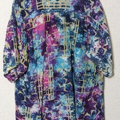 VACHE  ヴァッシュ 半袖  シャツ総柄 L サイズ Ｖintage.Cityの画像