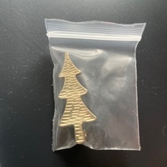 北欧風　ブローチ　木