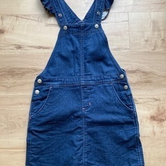 プチバトー　子供用品 デニムジャンパースカート