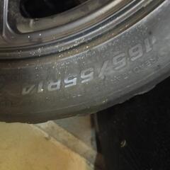 ホイール付ハイグリップタイヤ 165/55r14の画像