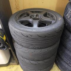 ホイール付ハイグリップタイヤ 165/55r14の画像