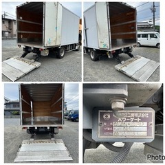 H21年日野デュトロ、6速ディーゼルターボ!北村製アルミバン！極東製格納式パワーゲート！フレーム腐食無し！荷台床ステンレスの画像