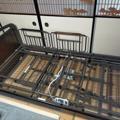 電動　リクライニング　介護　ベッド　フレームのみ　マットレス別　の画像