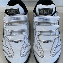 ZEET 野球　トレーニングシューズ　22.5cm ホワイト　白...
