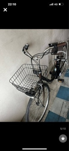 中古美品　パナソニック BE-ELF63T [電動アシスト自転車 ビビ・FX 26型 12Ah 内装3段変速 チョコブラウン 2014年モデル]整備済みNo.1