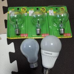 電球５つ　お安くセットでの画像