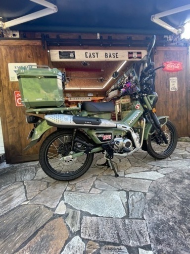 ハンターカブ　CT125 ほぼ新車　走行500キロ　熊本県内配送無料　リアボックス付き