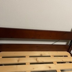 【受け渡し者決定済】シングルすのこベッド（解体可能、2013年購入）の画像